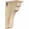 Ekena Millwork Yorktown Rough Sawn Corbel w/Backplate, Douglas Fir, 6"W x 12"D x 20"H COR06X12X20YOR01RDF - alternate 1